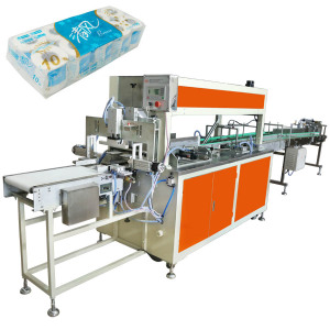 10 Rolls Packets Toilet Paper Tissue Roll Packing Machine